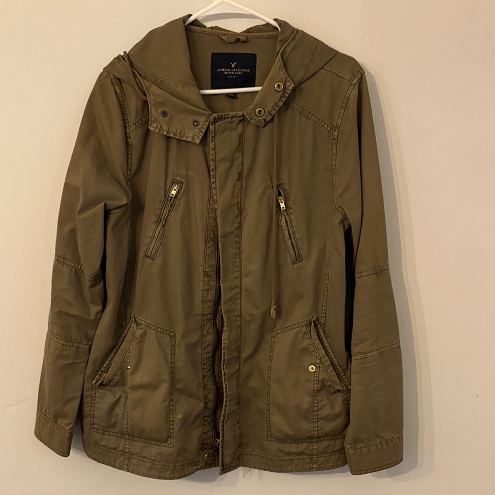 American Eagle Outfitters Khaki Jacket